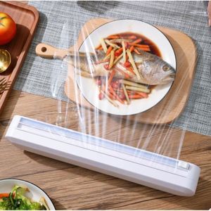 Distributeur Et Coupeur Pour Film Alimentaire Et Papier Cuisson – Avec Ventouses – Noir – Adaptable Rouleaux 30 Cm Max