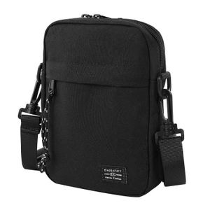 SACOCHE DAMILY® Sacoche Homme Sac à Bandoulière-Noir