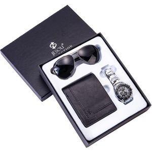 PACK MONTRE Coffret Ensemble Cadeau Homme Montre - Porte-Monna