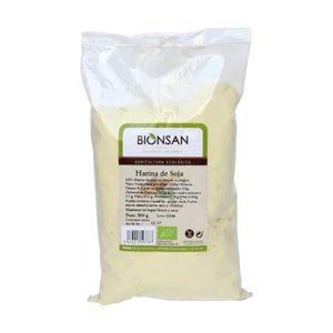 FARINE LEVURE BIONSAN - Farine de soja bio non torréfiée 500 g de poudre
