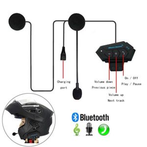 INTERCOM MOTO Oreillette Bluetooth 180 Pour Moto, Kit d'Appel Té