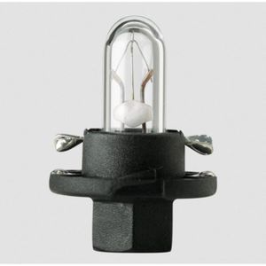 CULOT D'AMPOULE Mini ampoule avec culot plastique noir 1/4 tour 12V 1.2W BX8.4d Flosser 419103
