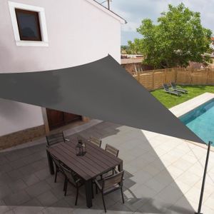 VOILE D'OMBRAGE ID MARKET - Voile d'ombrage triangulaire 5x5x5 M g
