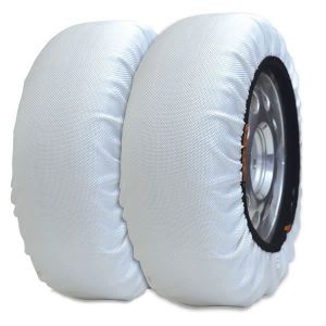  Silknet Chaussettes de neige universelles pour pneus - Taille 60  - S'adapte aux dimensions 205/55 R16, 195/65 R15 225/45 R17 et plus
