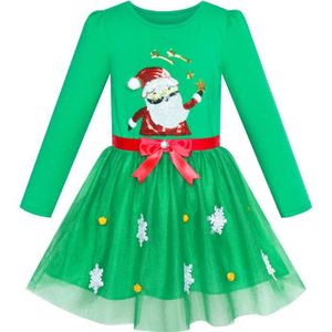 Bebe Vetements Mignon Enfants Robe De Noel Bebe Fille Robe Depouille Avec Pere Noel Cerf Vetements Accessoires