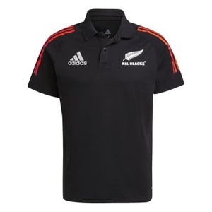 Polo rugby all black - Cdiscount