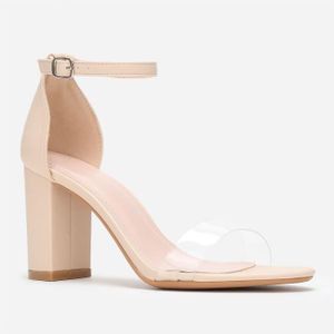 Chaussure compensée transparente hot sale