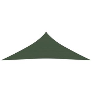 VOILE D'OMBRAGE Voile d'ombrage triangulaire 160 g/m² en PEHD vert