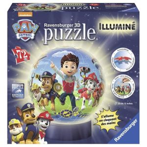PUZZLE PAT'PATROUILLE Puzzle 3D Illuminé 72 pcs