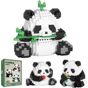 ASSEMBLAGE CONSTRUCTION Panda Micro Blocs De Construction, Jeu De Construction Panda 3 En 1, 686 Pièces Mini Brique Figure Jouets, Mini Brique Figure[J1489]