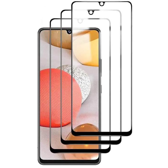Verre Trempé pour Samsung Galaxy A42 5G 6.6, [3 Pièces] Protection écran  [Couverture 3D, Anti Rayures, 9H Dureté, Sans Bulles
