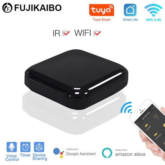 Télécommande Universelle WiFi Tuya - Contrôle Climatiseur, TV, Prises Par App Ou Voix