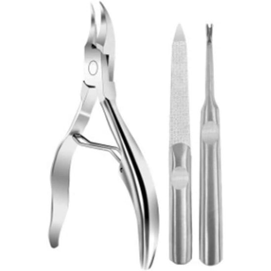 Coupe-ongles Professionnel Extra-grand En Acier Inoxydable - Pour Ongles Très épais Ou Durs