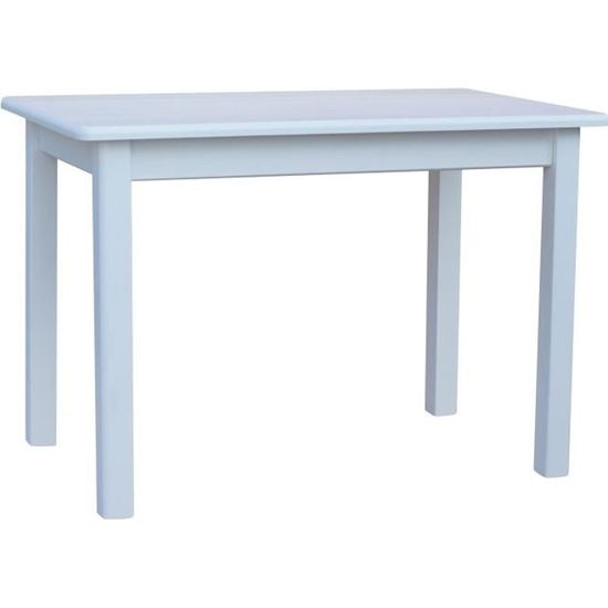 Table Blanche Rectangulaire Pour Cuisine Ou Salle A Manger Achat Vente Table De Cuisine Table Blanche Rectangulaire Cdiscount
