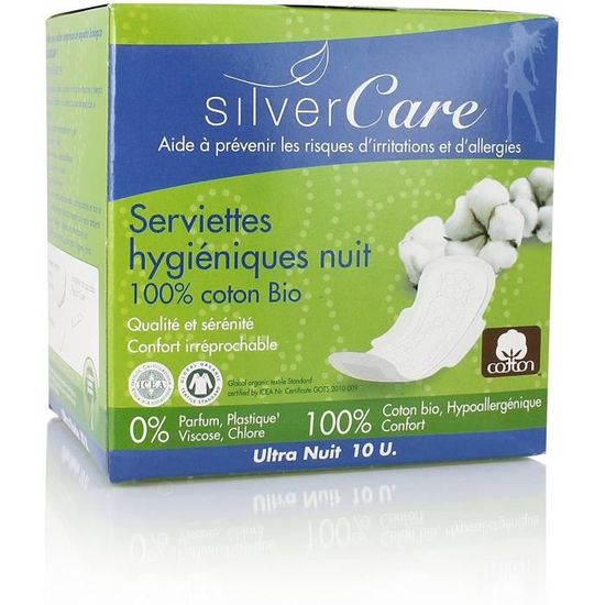 Serviettes Hygièniques - Silvercare Protection Féminine Serviette Fine ...