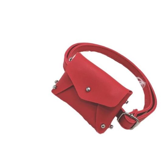 Sac à Bandoulière Femme En Cuir Délavé - Style Rétro Vintage Y2K - Grand Format 38x30x16 Cm - Rivets Décoratifs - 3