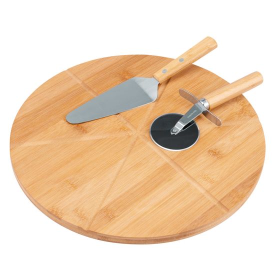 Planche à Pizza De Qualité Supérieure Avec Poignée En Bois Pour Découper Du Pain Au Fromage