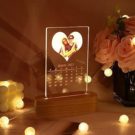 Lampe cadeau moto lampe de chevet cadeau personnalisé lampe LED texte au  choix veilleuse avec boîte cadeau