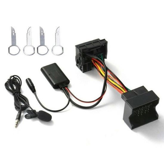 EMSea 2 Sets Adaptateur Câble Audio Voiture 16 Broches - Connecteur ISO Pour Radio Stéréo
