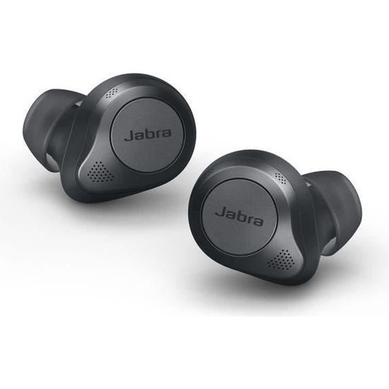 JABRA Elite 85t - Écouteurs Bluetooth avec réduction de bruit personnalisable - Format mini true wireless - Gris anthracite