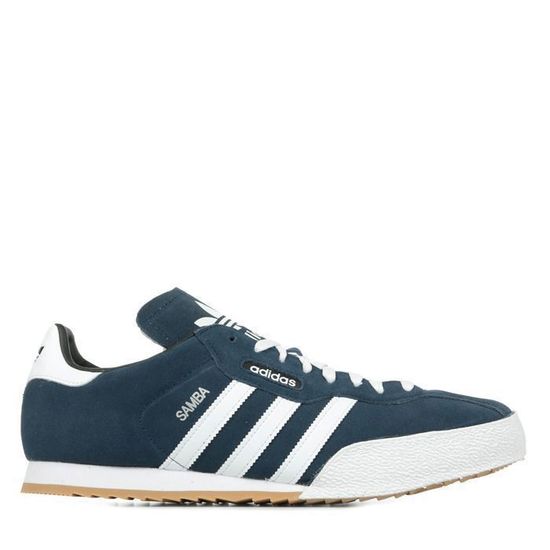 Basket Adidas Originals Samba Super Suede Marine blanc