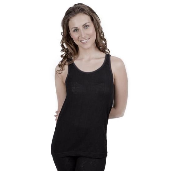 D bardeur thermique Femme Noir Respirant Running Sports
