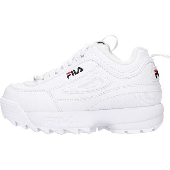 Fila 1010826 chaussures de tennis Fille BLANC