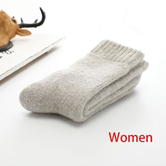 Lot De 3 Paires Chaussettes Laine Mérinos Mixte - Chaudes, Respirantes, Sans Odeur - Randonnée, Hiver
