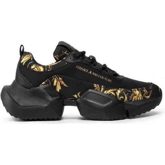 Baskets VERSACE JEANS COUTURE Noir Cdiscount Chaussures