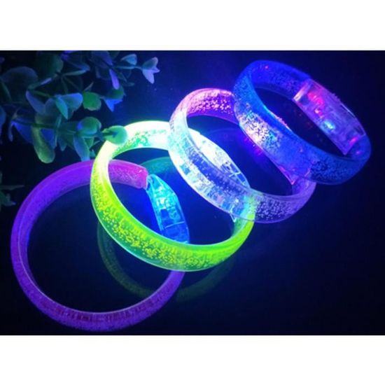 Bracelet lumineux à LED, 25 pièces, brille dans le noir, cadeaux de fête  d'anniversaire - AliExpress