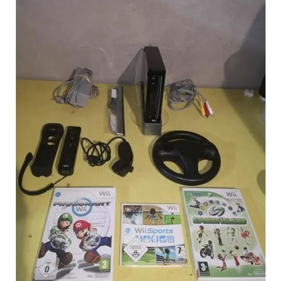 Pack CONSOLE WII + MARIO KART +WII SPORT Cdiscount Jeux vidéo