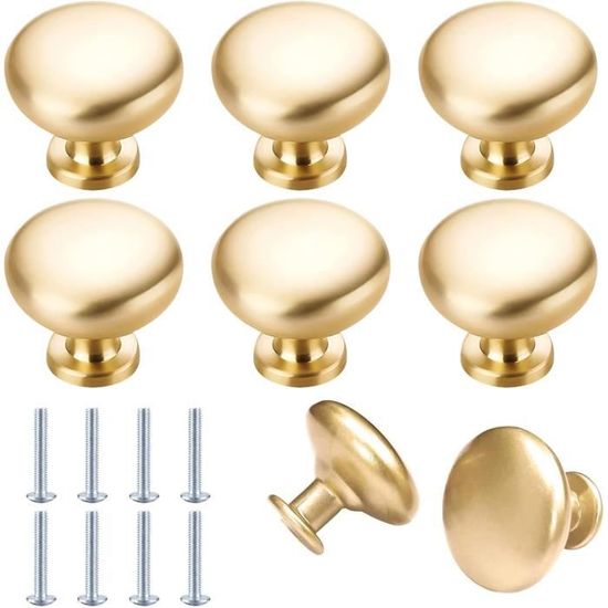 Bouton De Meuble Doré