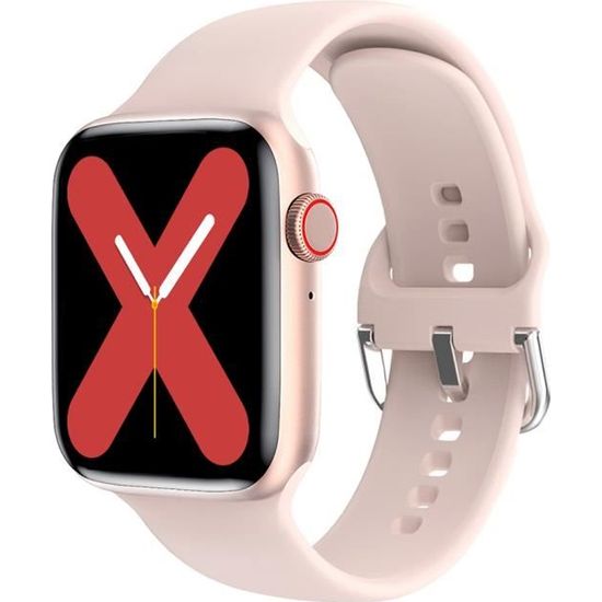 Montre Connectée Appels et SMS XWatch Pro Elite Rose V2, nouvelle