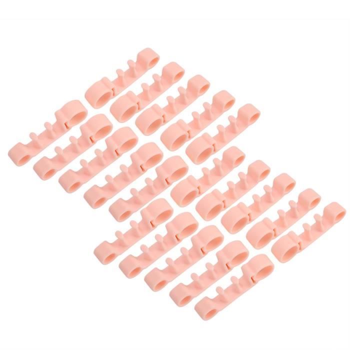 10 Séparateurs D'Étagères Transparents - PVC 20x12x4cm - Pour Armoires Et Bibliothèques