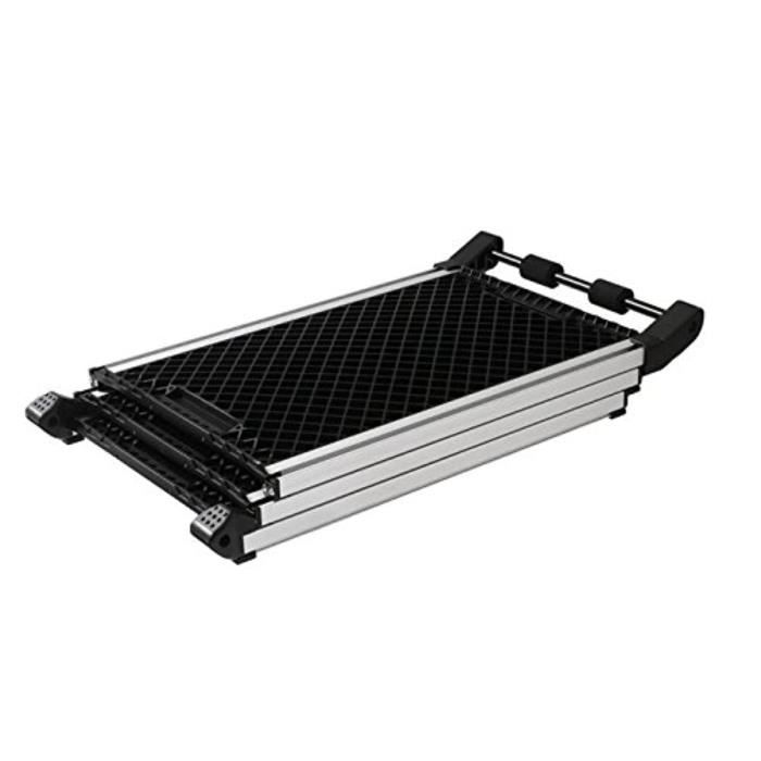 Pare-Chien - Grille Separation Animaux LEUD5 rampe télescopique pliable en aluminium pour chien (convient aux chiens jusqu'à 85 kg)