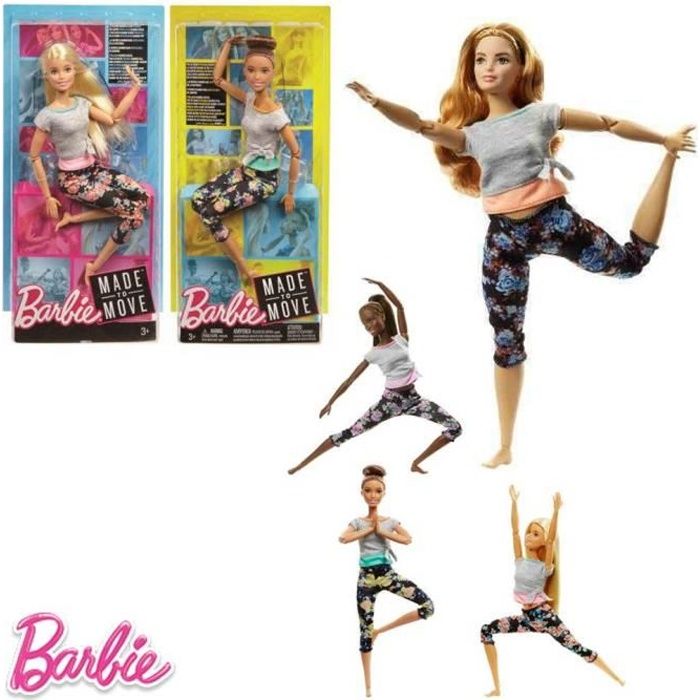 Barbie Mattel Made to Move Fashion Play Assortment 817