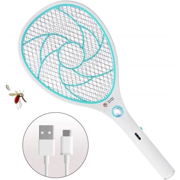 Raquette Bug Zapper, tapette a mouche electrique, anti-mouch