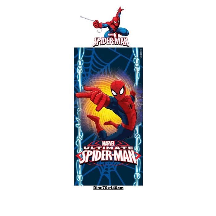 SPIDERMAN SERVIETTE DE PLAGE OU DE BAIN