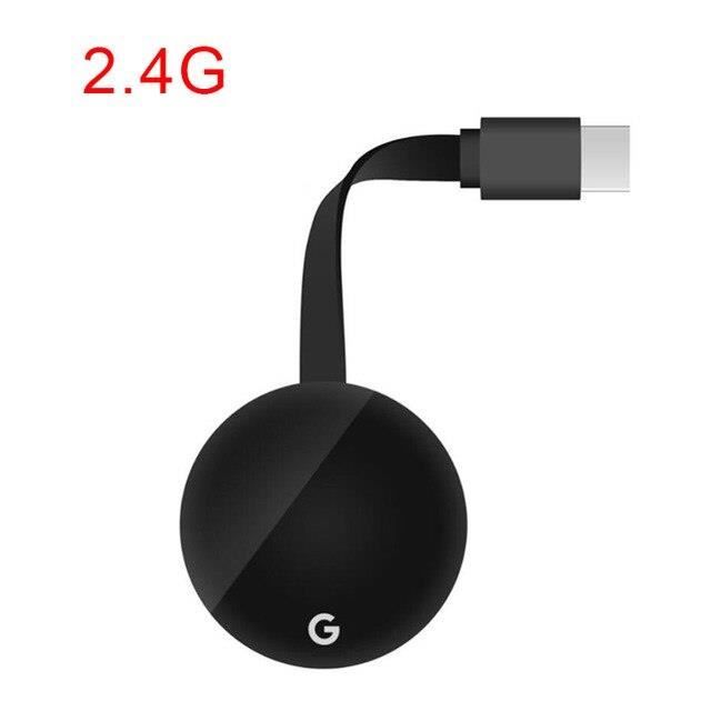 Clé TV sans fil, wi fi, 4K, HDMI, pour google chromecast ultra, pour streaming multimédia et vidéo, nouveauté~2.4G*PD7766