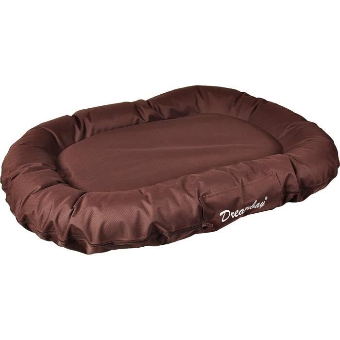 Flamingo Coussin Dreambay Ovale pour Chien Brun 80 cm