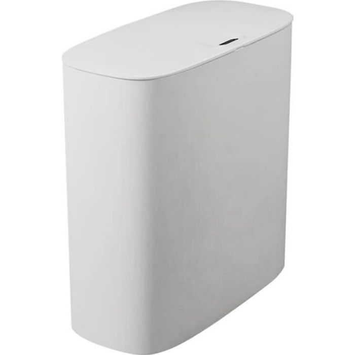 Poubelle,Poubelle à capteur intelligent, poubelle électronique automatique, étanche, à joint étroit, pour la maison, - Type White -B