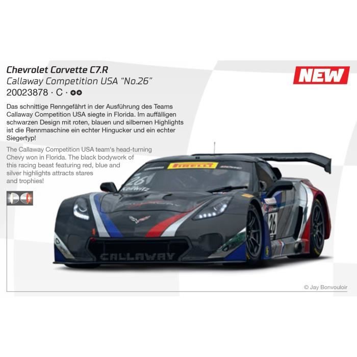 Carrera DIGITAL 124 23878 Chevrolet Corvette C7.R Callaway Competition USA 'No.26'