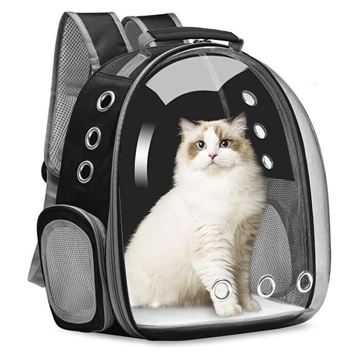 Sac À Dos Pour Animaux, Sac À Dos Pour Chat De L'Espace Sac À Bandoulière (Noir)