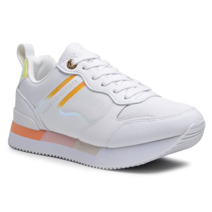 BASKETS EN CUIR ORTHOLITE TOMMY HILFIGER