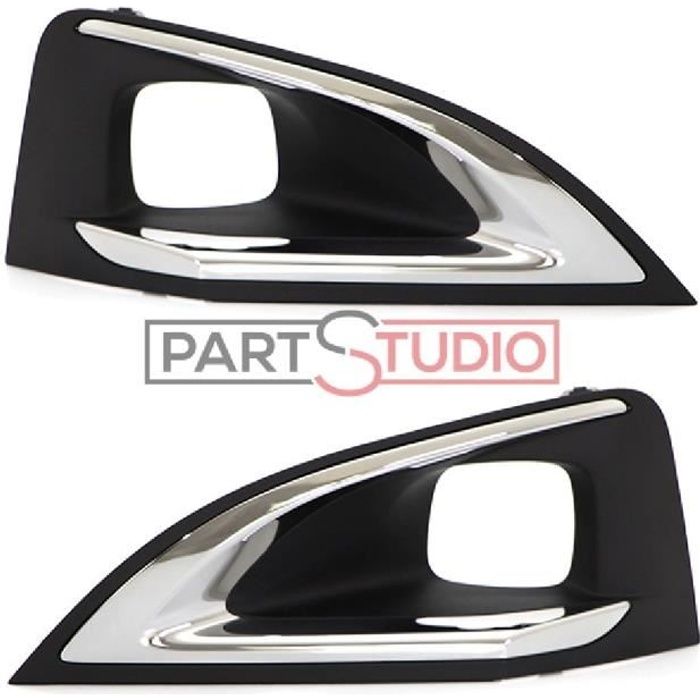 Kit grilles pare choc avant gauche et droite d origine, Peugeot 3008 depuis 12/16 - Modèle avec AB