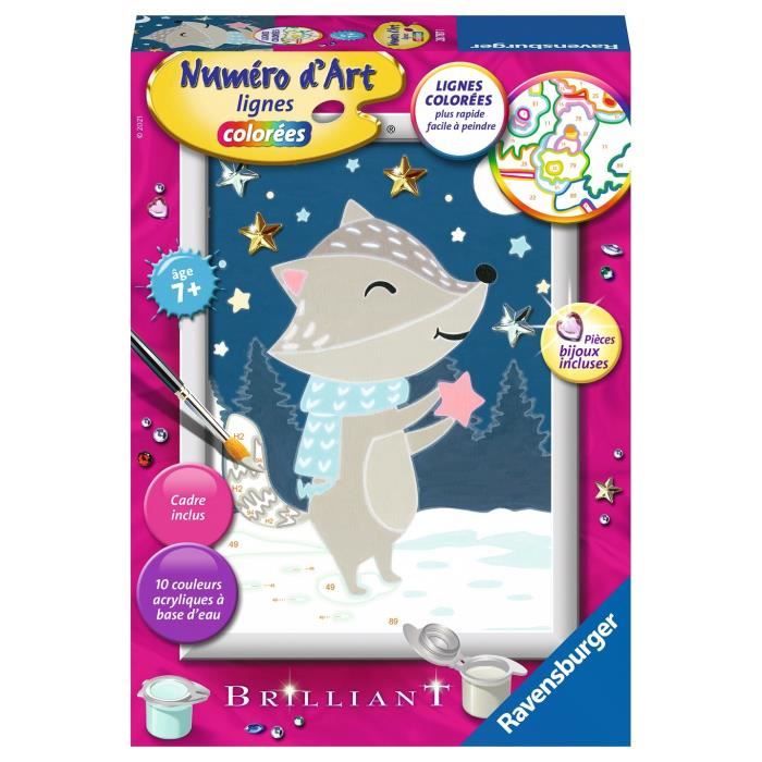 Numéro d'art - petit - Décor d'hiver