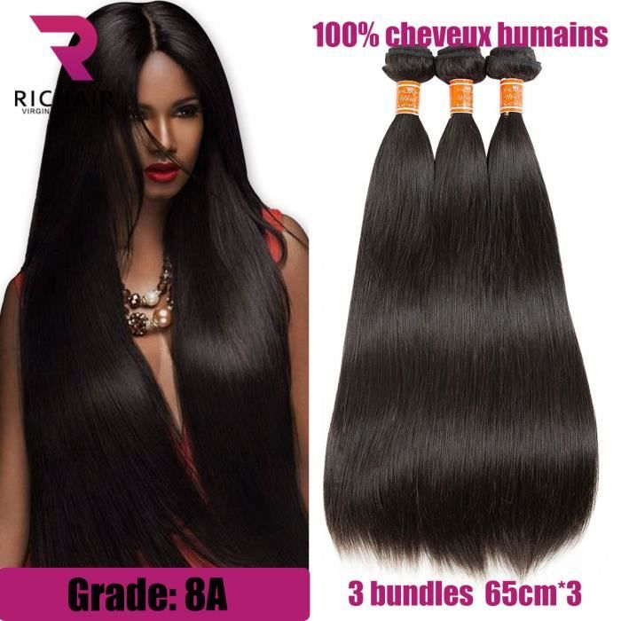 RICHAIR 3 tissage Brésilien lisse virgin - 26-