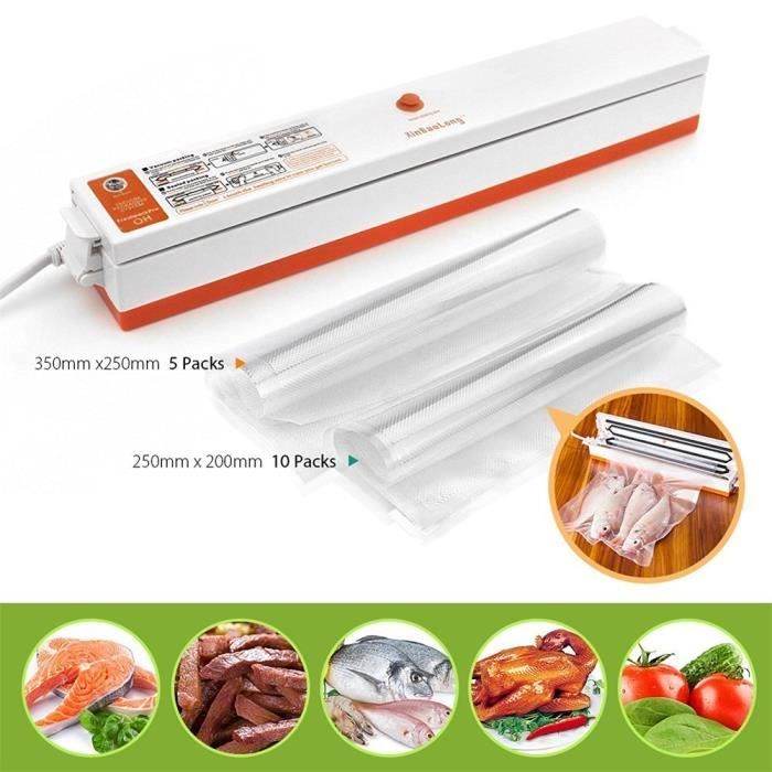 Mini vide machine d'étanchéité Petit Maison de mise sous vide automatique machine emballage alimentaire Fine fraîcheur Sacs