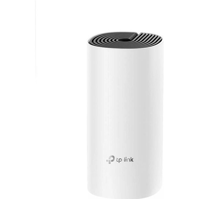 TP-Link Deco E4 (Pack de 1) systèmes Wi-FI Mesh - WiFi AC1200, 2 Ports Ethernet, Compatible avec Amazon Alexa et IFTTT