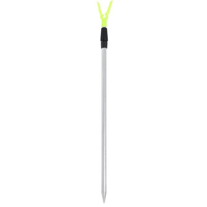 VGEBY Repose-canne à pêche pour la pêche au bord Support de canne à pêche support de sol portatif en aluminium extensible pour